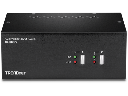 TRENDnet 2-Port Dual Monitor DVI KVM Switch TK232DV