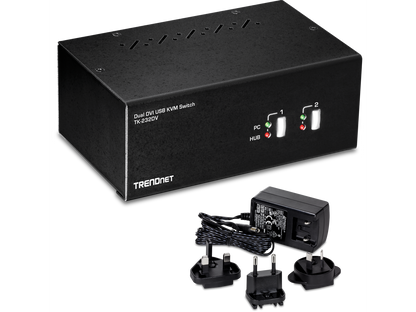 TRENDnet 2-Port Dual Monitor DVI KVM Switch TK232DV