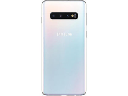 Samsung Galaxy S10 G973 128GB Unlocked GSM LTE Phone with Triple 12 MP + 12 MP + 16 MP Rear Camera - Prism White (International Version)