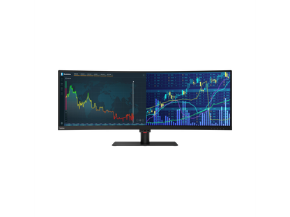 Lenovo ThinkVision P44w-10 43.4" WQUXGA WLED LCD Monitor - 32:10 - Raven Black - 61D5RAR1US