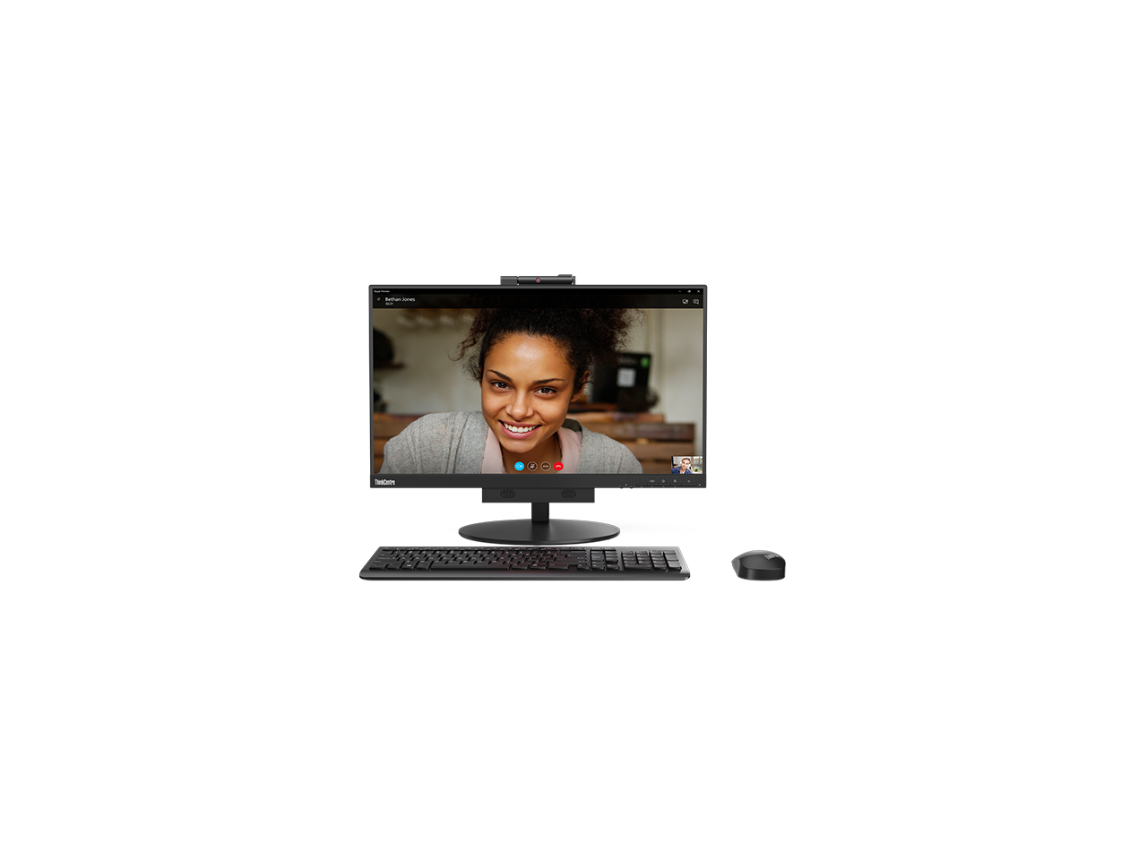 Lenovo ThinkCentre Tiny-in-One 21.5 Inch Touch Monitor with Speaker and Webcam