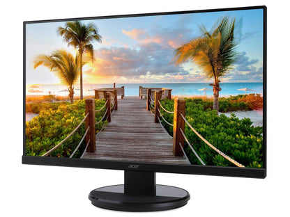 Acer KB272HL bix 27" Full HD (1920 x 1080) Acer VisionCare VA Monitor with Flicker-less, BlueLight Filter and AMD FREESYNC Technology (HDMI & VGA Port),Black