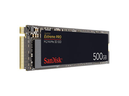SanDisk Extreme PRO M.2 PCIe NVMe 3D 500GB Internal Solid State Drive (SDSSDXPM2-500G-G25)