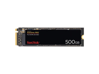 SanDisk Extreme PRO M.2 PCIe NVMe 3D 500GB Internal Solid State Drive (SDSSDXPM2-500G-G25)