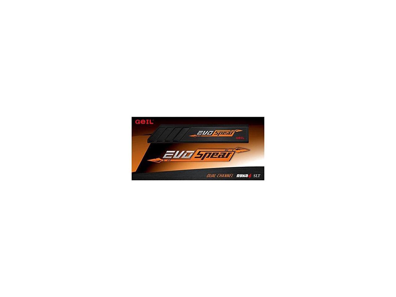 GeIL EVO SPEAR 16GB (2 x 8GB) 288-Pin DDR4 SDRAM DDR4 3000 (PC4 24000) Desktop Memory Model GSB416GB3000C16ADC