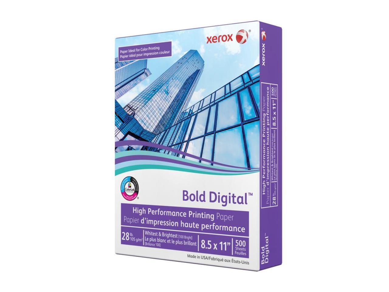 Bold Digital Printing Paper 8 1/2 x 11 White 500 Sheets/RM