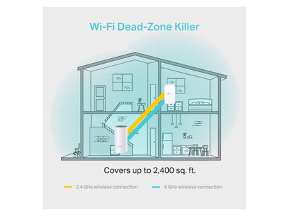 TP-Link Deco E3 Wireless-AC1200 Dual-Band Mesh Wi-Fi System, DECO E3 2-PACK
