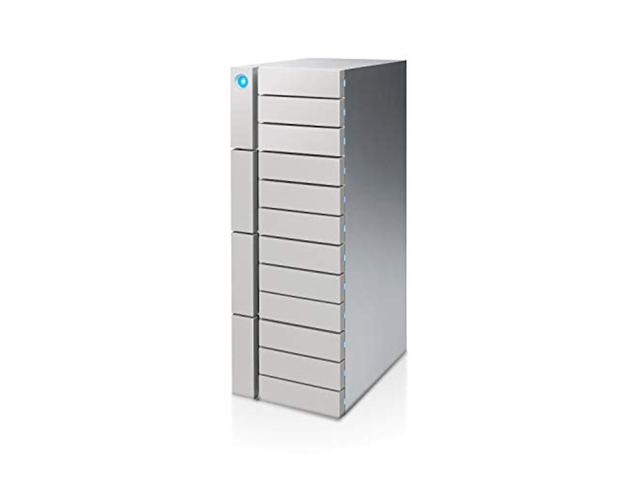 LaCie 12big Thunderbolt 3 12-Bay Desktop RAID Storage Array with 72TB HDD (12x 6TB), 7200 RPM, 40Gb/s at Thunderbolt 3, 10Gb/s at USB 3.1