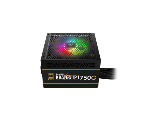 Gamdias KRATOS P1-750G 750W 80 PLUS GOLD Standard Certified, Semi-modular, RGB Motherboard sync & 30 Lighting Effects