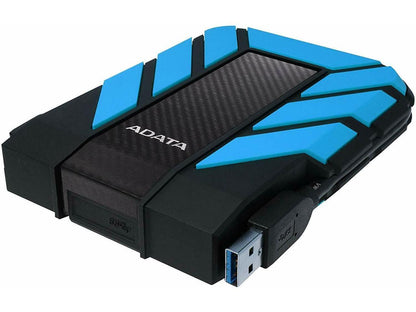 ADATA Durable Series HD710: 1TB Blue External USB 3.1 Portable Hard Drive Gaming Console Compatible