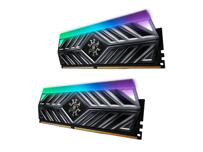 XPG SPECTRIX D41 RGB Desktop Memory: 16GB (2x8GB) DDR4 3600MHz CL18 Tungsten