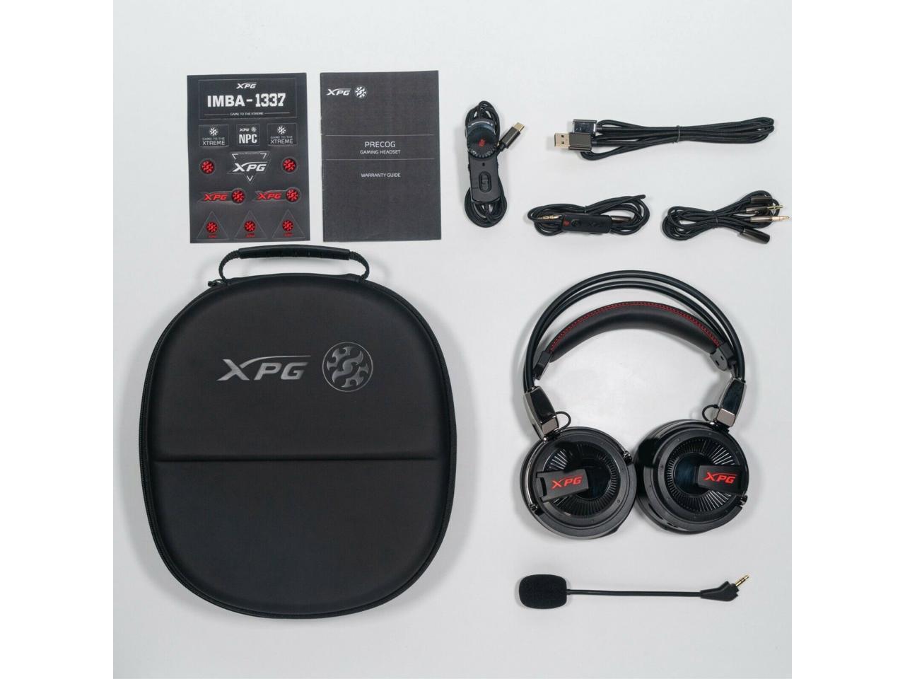 XPG PRECOG Gaming Headset: PC and Console Gaming Dual-Driver Pro-Gaming Headset