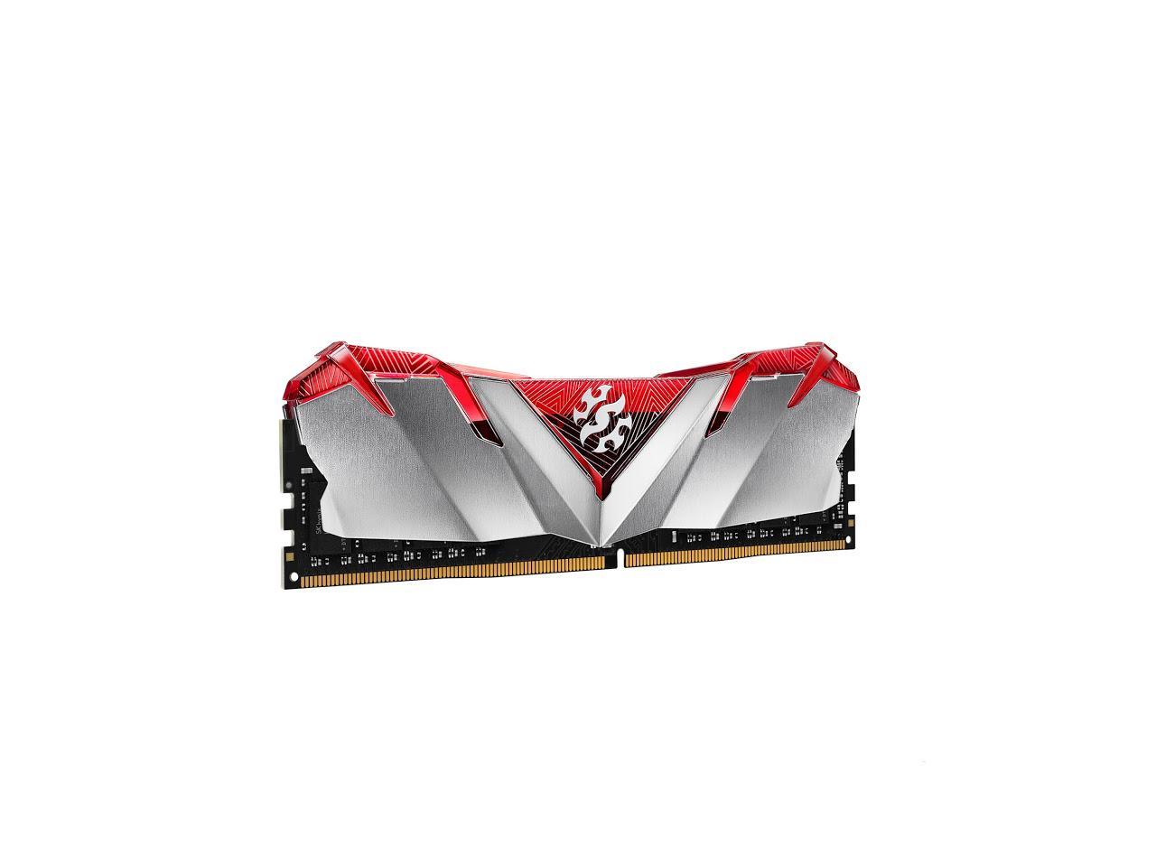 XPG GAMMIX D30 Desktop Memory: 32GB (2x16GB) DDR4 3200MHz CL16 Red
