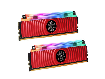 XPG SPECTRIX D80 RGB Desktop Memory: 16GB (2x8GB) DDR4 4133MHz CL19 Red