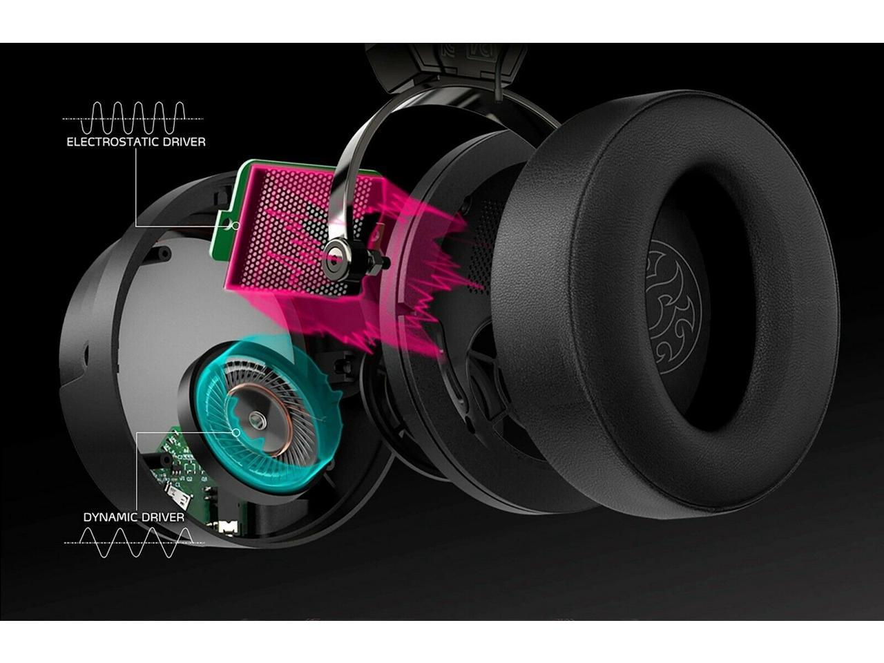 XPG PRECOG Gaming Headset: PC and Console Gaming Dual-Driver Pro-Gaming Headset