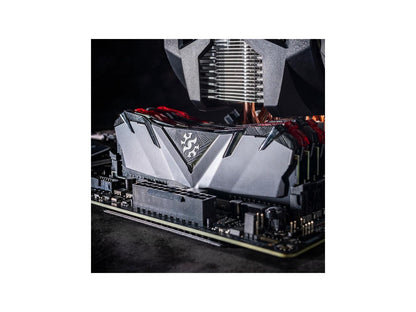 XPG GAMMIX D30 Desktop Memory: 32GB (2x16GB) DDR4 3200MHz CL16 Black