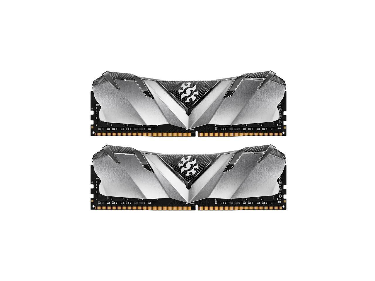 XPG GAMMIX D30 Desktop Memory: 16GB (2x8GB) DDR4 3200MHz CL16 Black