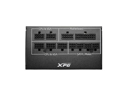 XPG Core Reactor 650W 80 Plus Gold Fully Modular ATX PSU Power Supply (COREREACTOR650G-BKCU)
