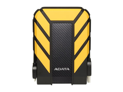 ADATA Durable Series HD710: 2TB Yellow External USB 3.1 Portable Hard Drive Gaming Console Compatible
