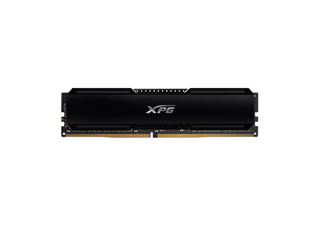 XPG GAMMIX D20 Desktop Memory: 16GB (2x8GB) DDR4 3200MHz CL16 Black