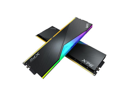 XPG LANCER RGB DDR5 Desktop Memory: 32GB (2x16GB) 6000 MHz CL40-40-40 | RGB w/ Black Heatsink Intel XMP 3.0 Compatible