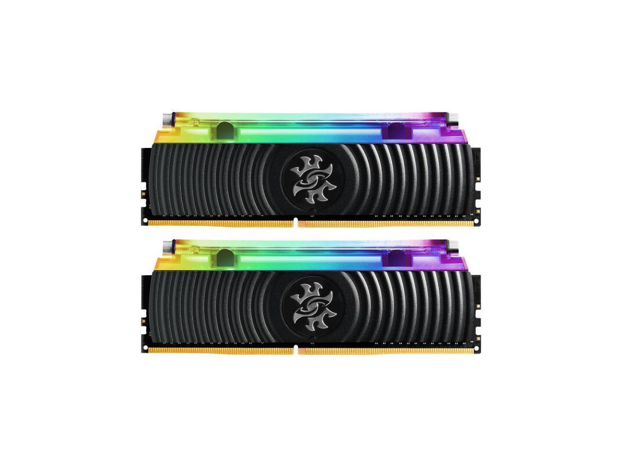 XPG SPECTRIX D80 16GB (2 x 8GB) 288-Pin DDR4 SDRAM DDR4 3200 (PC4 25600) RGB Desktop Memory Model AX4U320038G16-DB80