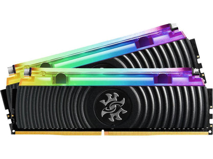 XPG SPECTRIX D80 16GB (2 x 8GB) 288-Pin DDR4 SDRAM DDR4 3200 (PC4 25600) RGB Desktop Memory Model AX4U320038G16-DB80