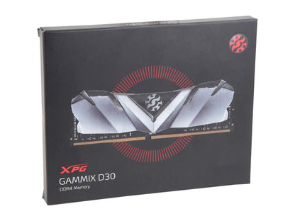 XPG GAMMIX D30 Desktop Memory: 16GB (2x8GB) DDR4 3200MHz CL16 Black