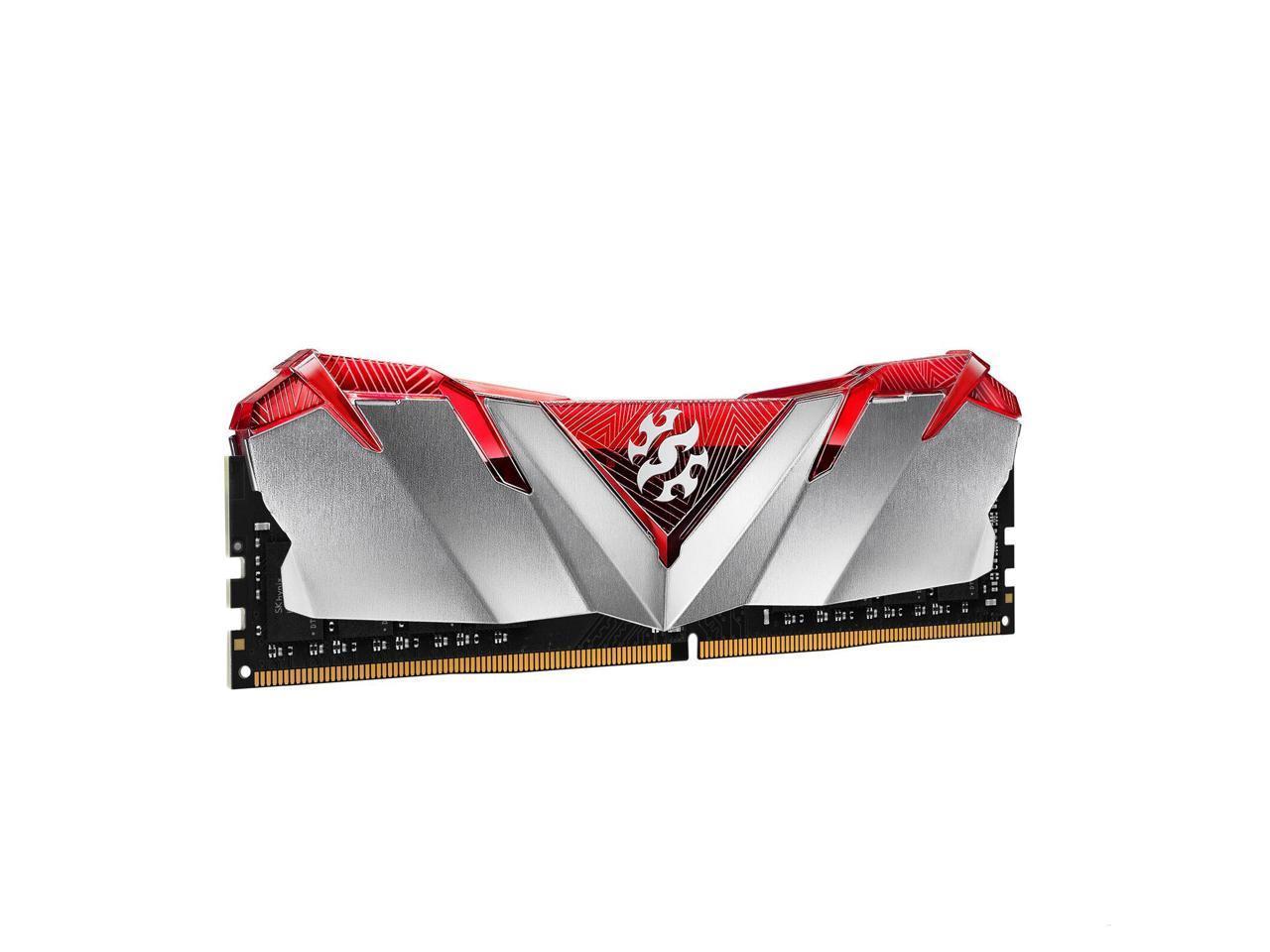 XPG GAMMIX D30 Desktop Memory: 16GB (2x8GB) DDR4 3200MHz CL16 Red