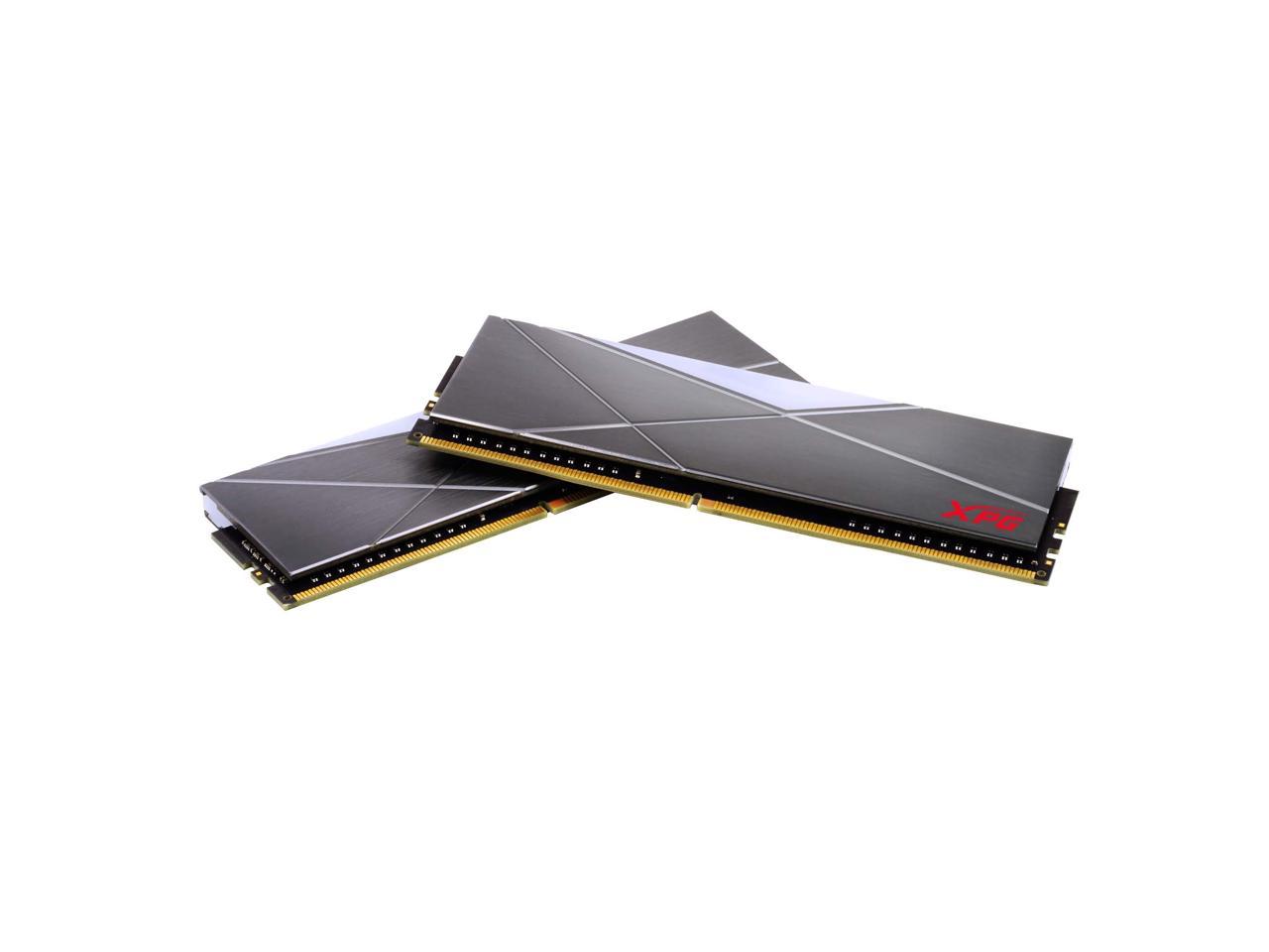 XPG SPECTRIX D50 RGB Desktop Memory: 32GB (2x16GB) DDR4 3000MHz CL16 GREY