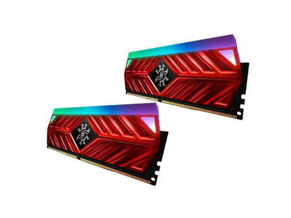 XPG SPECTRIX D41 RGB Gaming Memory: 16GB (2x8GB) DDR4 3200MHz CL16 Red