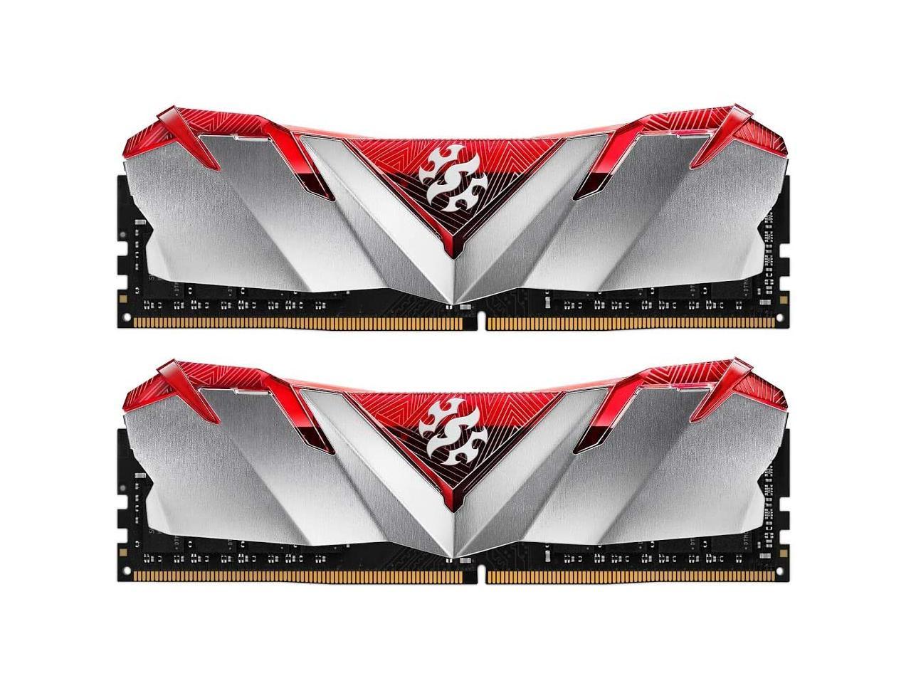 XPG GAMMIX D30 Desktop Memory: 16GB (2x8GB) DDR4 3600MHz CL18 Red