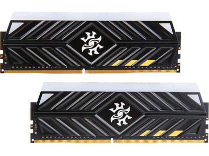 XPG SPECTRIX D41 TUF Gaming Limited Edition RGB 3200MHz 32GB (2x16GB) 288-Pin DDR4 PC4-25600 Desktop U-DIMM Memory Retail Kit Black AX4U3200716G16A-DB41