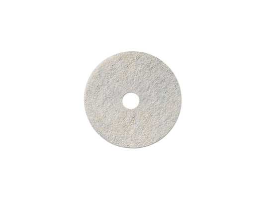 Niagara Natural White Burnishing Pad, 27" Diameter, White, 5/Carton