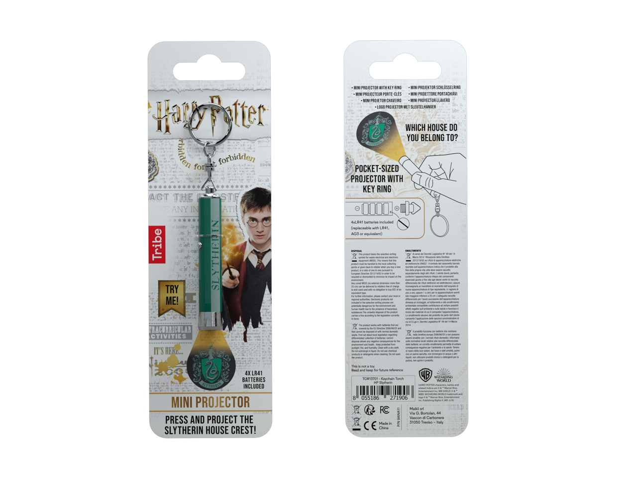 Harry Potter Slytherin Mini Projectior with Keyring