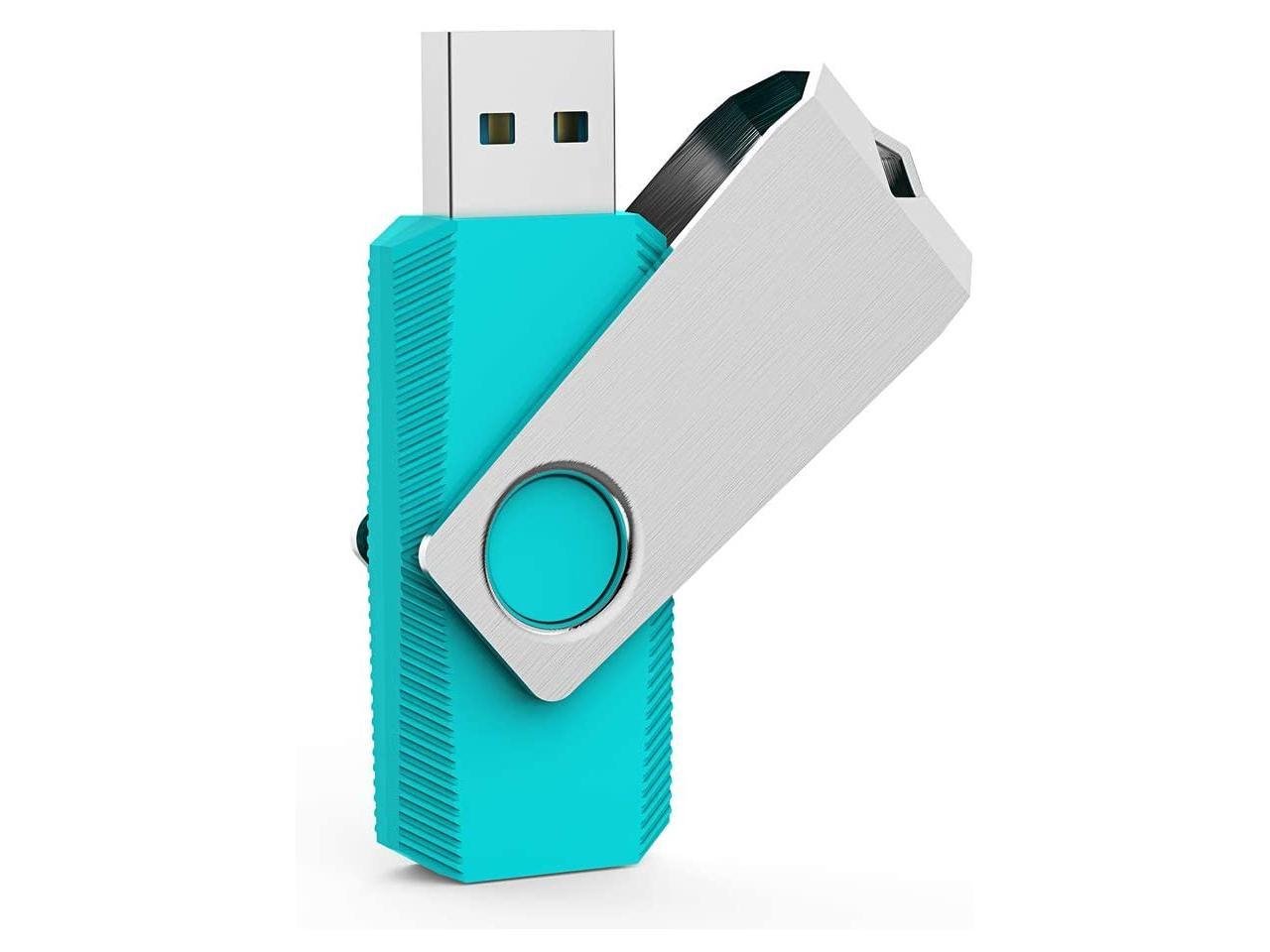 5 Pack 64GB USB Flash Drive 64 GB USB 3.0 Thumb Drive Memory Stick Zip Drives 64GB (5 Mixed Colors: Black Red Cyan Green Purple)