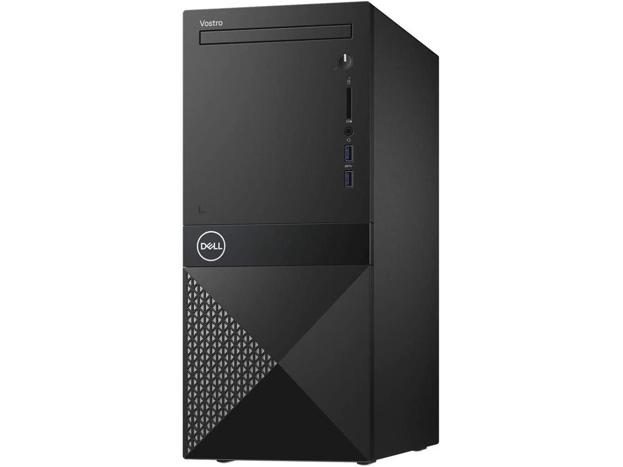 Newest Dell Vostro 3000 Premium Business Desktop, 9th Gen Intel 6-Core i5-9400, 8GB RAM, 256GB PCIe SSD Boot + 2TB HDD, DVD-RW, WIFI, Bluetooth, VGA Port, Windows 10 Pro