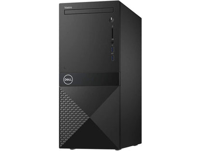 Newest Dell Vostro 3000 Premium Business Desktop, 9th Gen Intel 6-Core i5-9400, 8GB RAM, 256GB PCIe SSD Boot + 2TB HDD, DVD-RW, WIFI, Bluetooth, VGA Port, Windows 10 Pro
