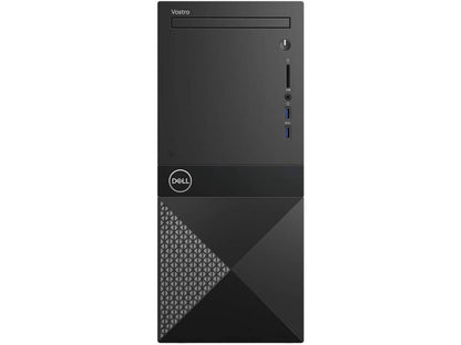 Newest Dell Vostro 3000 Premium Business Desktop, 9th Gen Intel 6-Core i5-9400, 8GB RAM, 256GB PCIe SSD Boot + 2TB HDD, DVD-RW, WIFI, Bluetooth, VGA Port, Windows 10 Pro