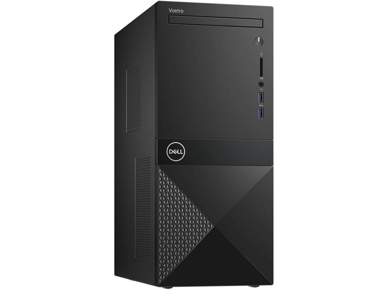 Newest Dell Vostro 3000 Premium Business Desktop, 9th Gen Intel 6-Core i5-9400, 8GB RAM, 256GB PCIe SSD Boot + 2TB HDD, DVD-RW, WIFI, Bluetooth, VGA Port, Windows 10 Pro