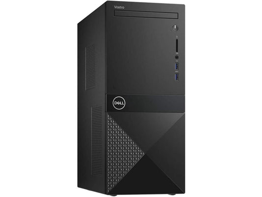 Newest Dell Vostro 3000 Premium Business Desktop, 9th Gen Intel 6-Core i5-9400, 8GB RAM, 256GB PCIe SSD Boot + 2TB HDD, DVD-RW, WIFI, Bluetooth, VGA Port, Windows 10 Pro