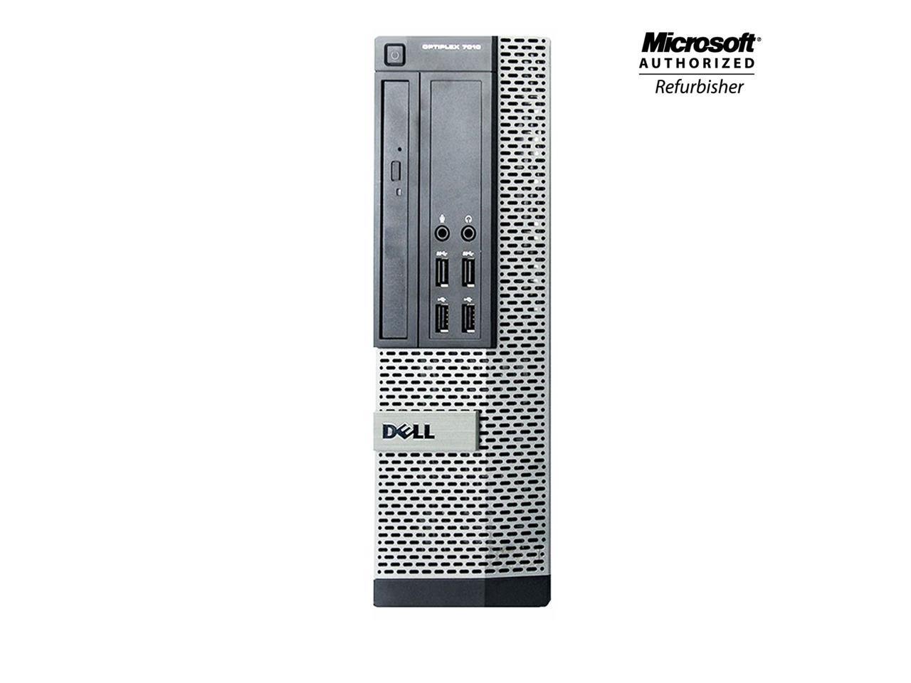 Dell Grade A Desktop Computer OptiPlex 7010 Small Form Factor SFF Core i7-3770 3.40 GHz 8 GB DDR3 1 TB HDD DVDRW Windows 10 Pro 64-bit