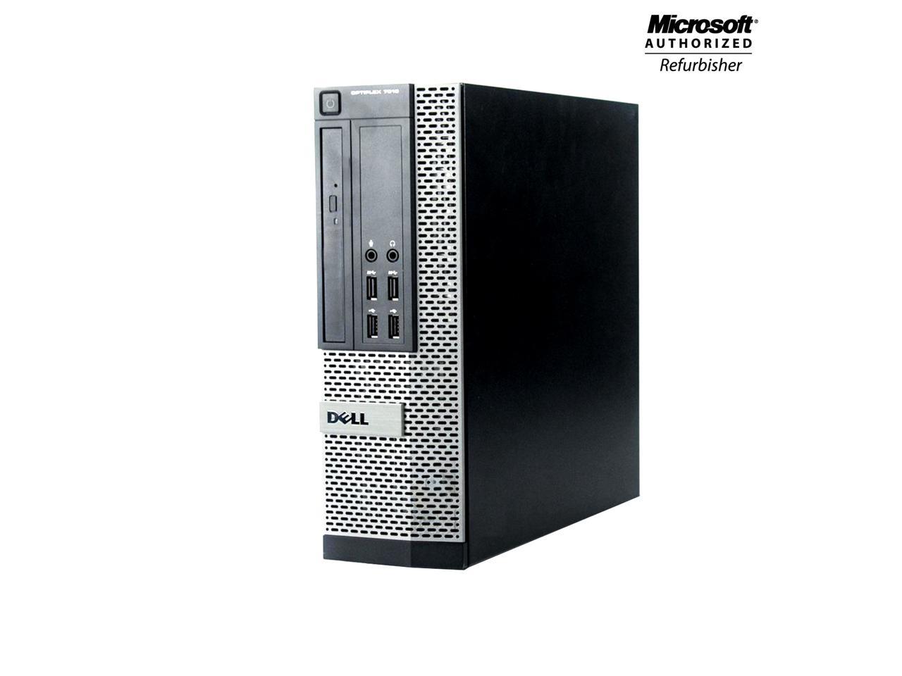 Dell Grade A Desktop Computer OptiPlex 7010 Small Form Factor SFF Core i7-3770 3.40 GHz 8 GB DDR3 1 TB HDD DVDRW Windows 10 Pro 64-bit