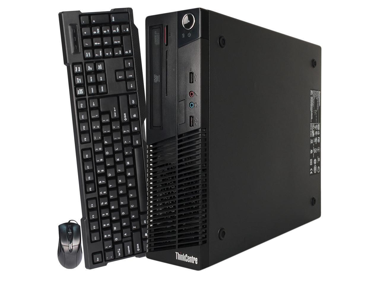Lenovo Desktop Computer M73-SFF Intel Core i5 4th Gen 4570 (3.20 GHz) 16 GB DDR3 240 GB SSD Intel HD Graphics 4600 Windows 10 Pro 64-bit