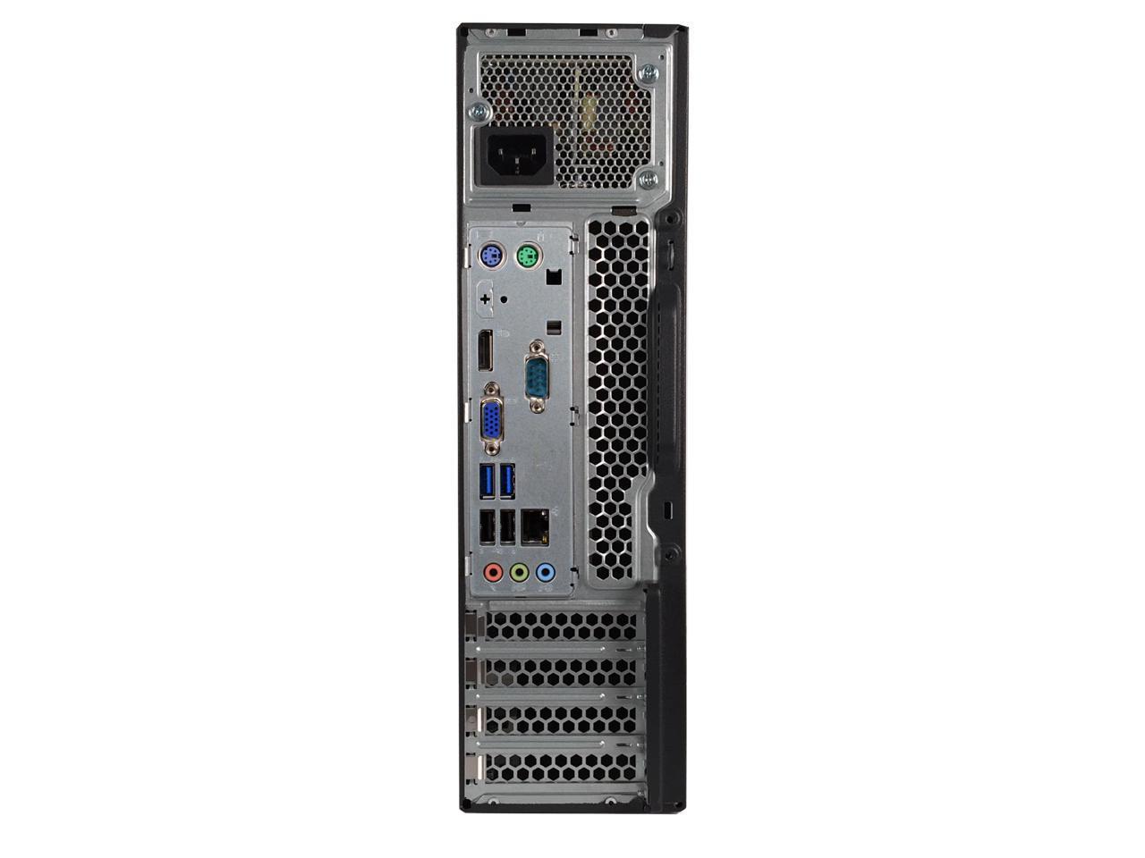 Lenovo Desktop Computer M73-SFF Intel Core i5 4th Gen 4570 (3.20 GHz) 16 GB DDR3 480 GB SSD Intel HD Graphics 4600 Windows 10 Pro 64-bit
