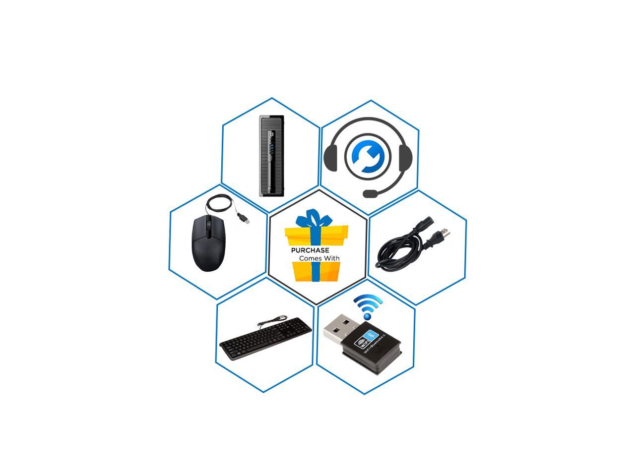 Dell Optiplex 3040 SFF PC - Intel Core i5 6500 6th Gen 3.2 GHz 16GB 512GB SSD DVD-RW Windows 10 Pro 64-Bit