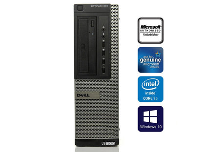 Dell OptiPlex 990 Desktop PC Computer Intel Core i5 2400 8GB RAM 256GB SSD DVD Windows 10 Professional New keyboard,mouse,powercord,WiFi-