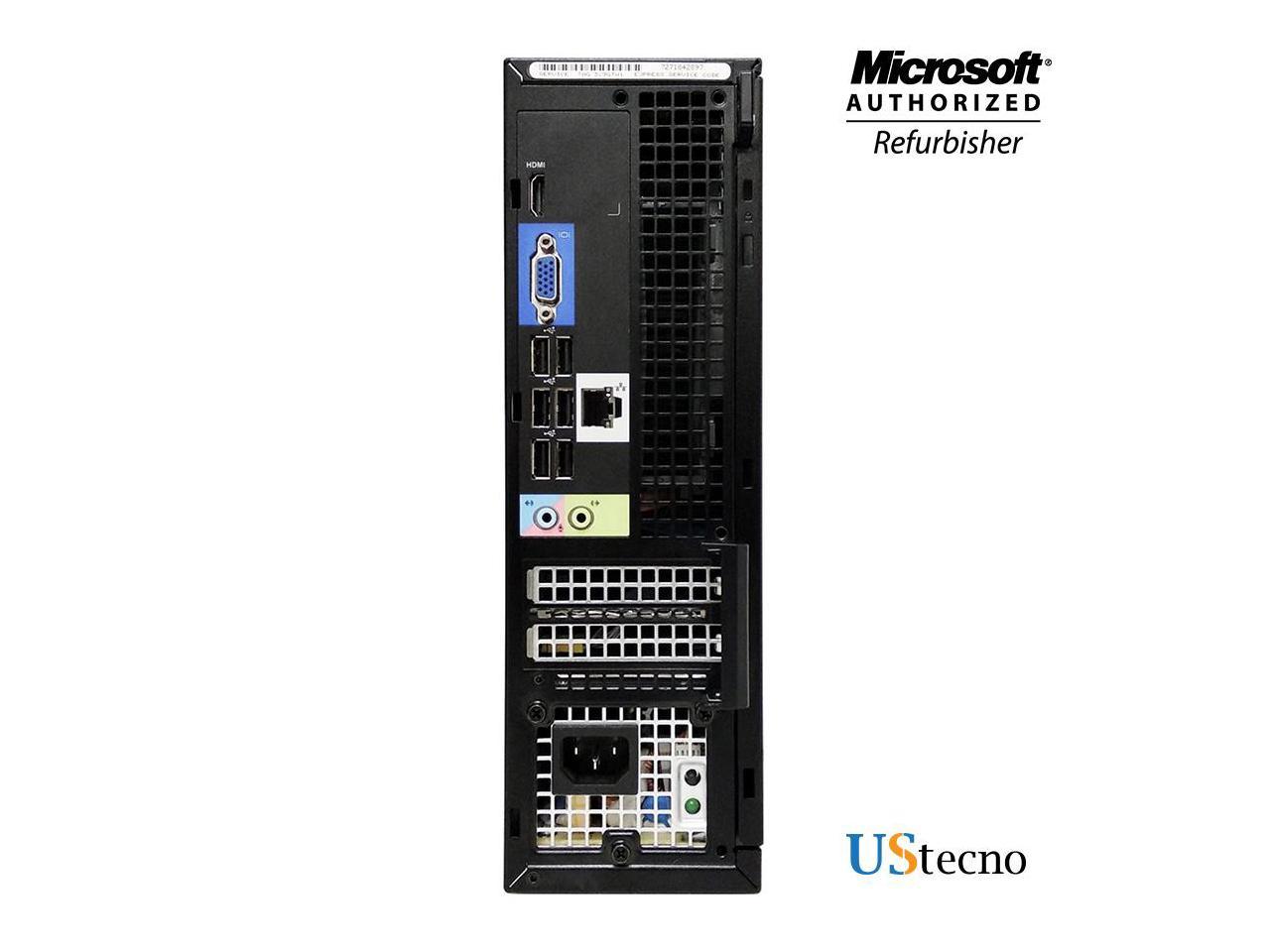 Dell Optiplex 3010 SFF Desktop Computer Intel Core i5 3470 (3.2 GHz) 16GB DDR3 128GB SSD DVD Windows 10 Professional with Free Keyboard, Mouse,Power cord,WiFi Adapter