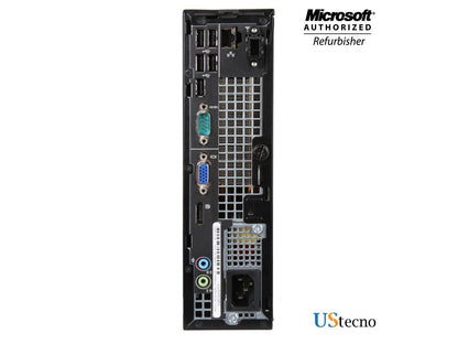 Dell Optiplex 990 USFF Computer Intel Core i5 2400S 8GB 256GB SSD DVD Windows 10 Professional New Free Keyboard, Mouse,Power cord,WiFi Adapter