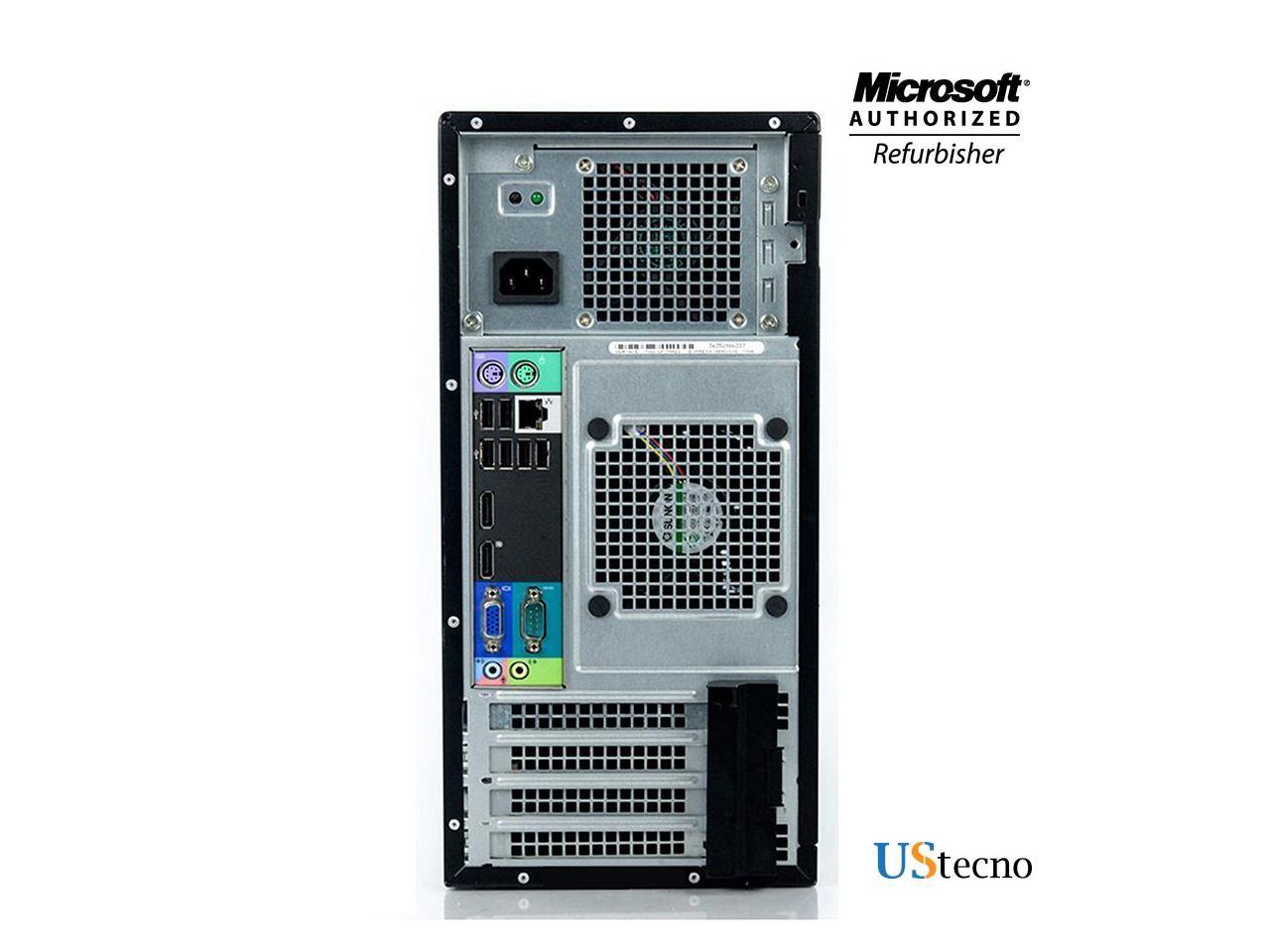 Dell Optiplex 9010 Tower Computer Intel Core i5 3470 8GB RAM 256GB SSD DVD Windows 10 Professional New Free Keyboard, Mouse,Power cord,WiFi Adapter